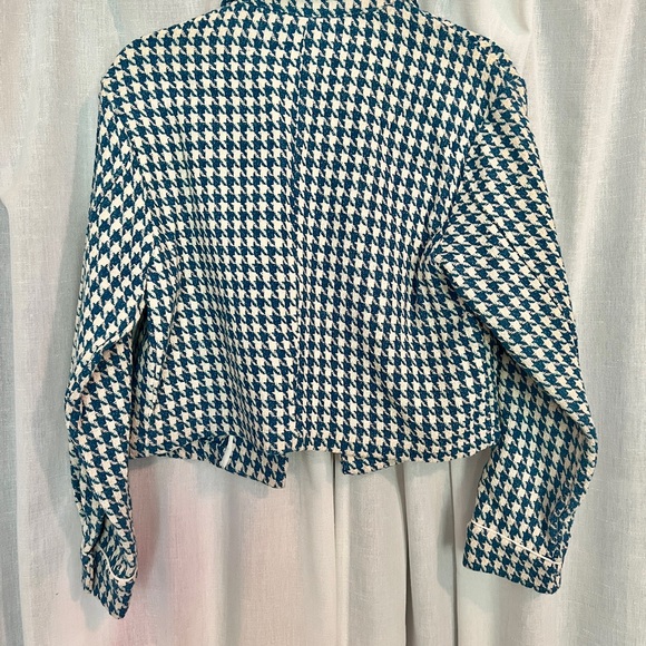 NWT Anthropologie Dolan Houndstooth Jacket - Picture 5 of 8